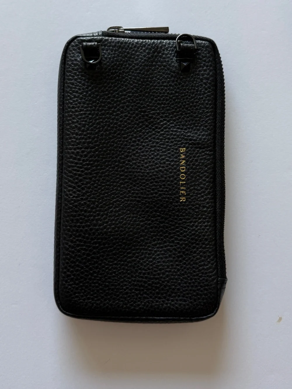 Bandolier Emma Pebble Leather Crossbody Phone Case + Expanded Pouch